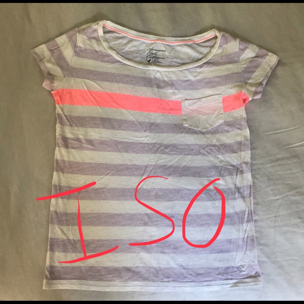 ISO: American Eagle Neon Stripe Shirt